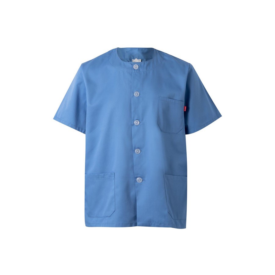 MILTEC CAMICIA SERVICE SHIRT MANICHE CORTE AZZURRA