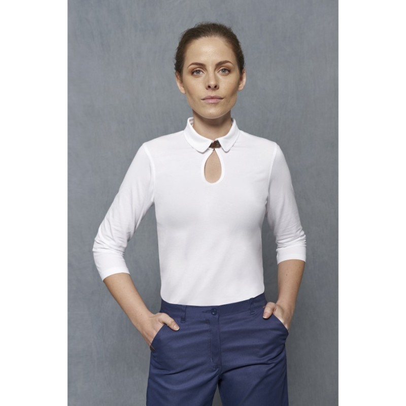 Polo slim fit mujer monza 03036