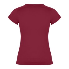 camiseta mujer roly jamaica 6627 en granate