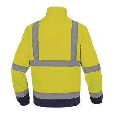chaqueta polar a.v. delta plus zenith en amarillo fluor