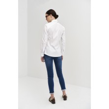 camisa m/l mujer monza 02041 en blanco