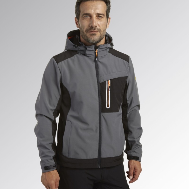 Chaqueta softshell diadora carbon tech