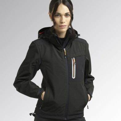 CHAQUETA SOFTSHELL DIADORA CARBON TECH