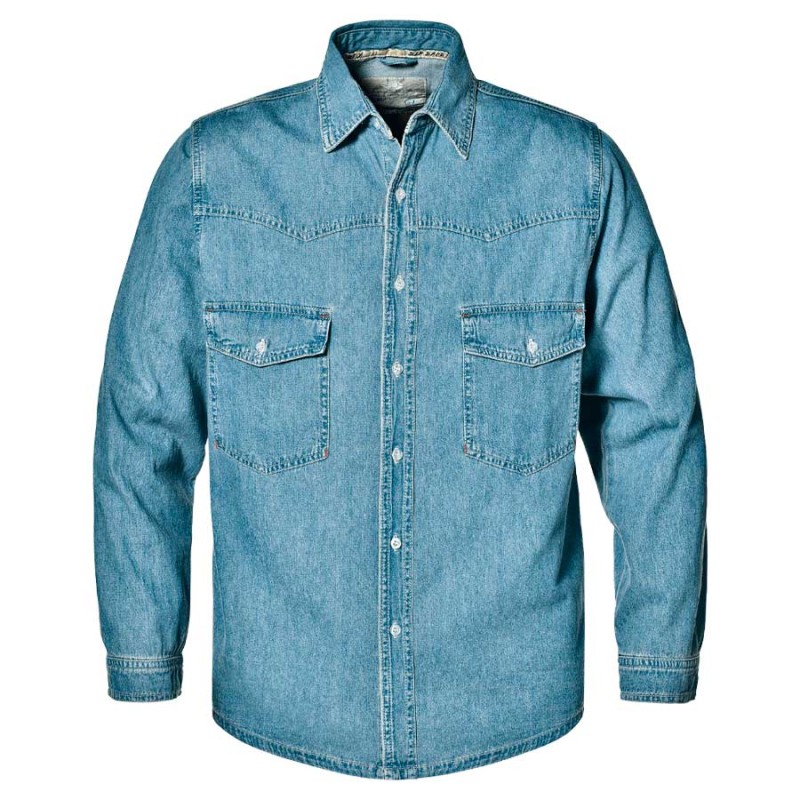 Camisa vaquera laboral SIR SAFETY JEANS MC2813 Prolaboral