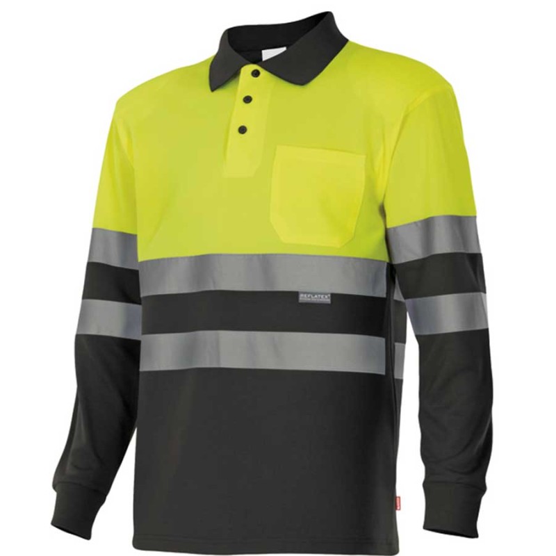Polo alta visibilidad velilla 175