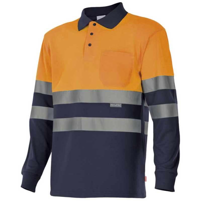Polo alta visibilidad velilla 175