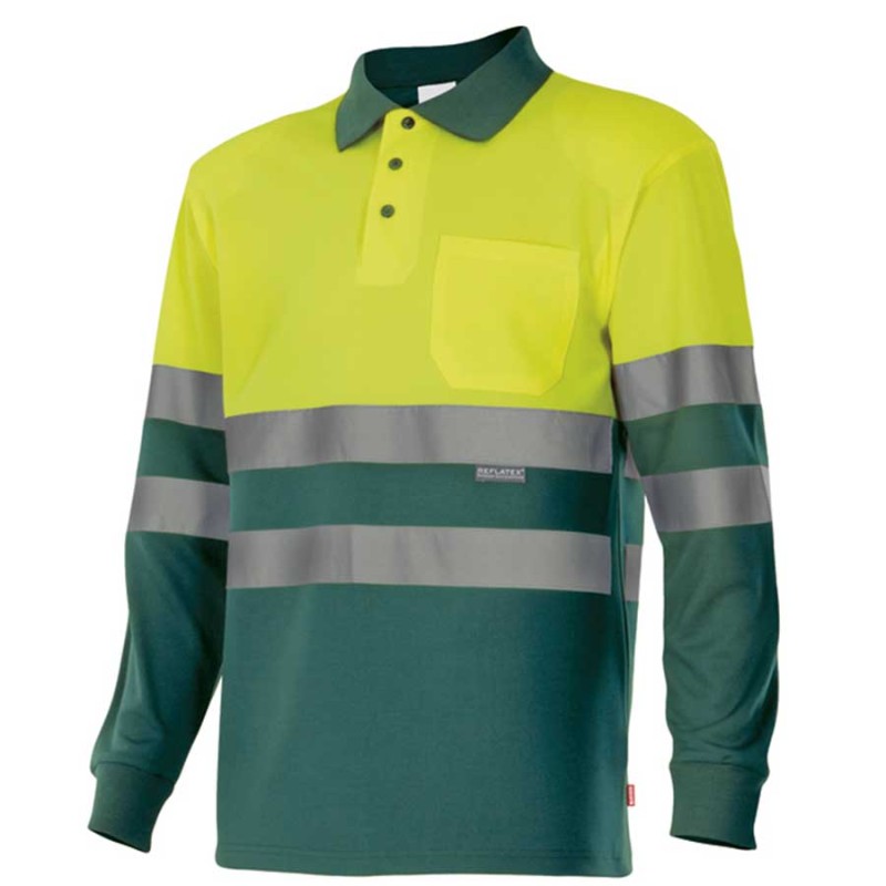 Polo alta visibilidad velilla 175