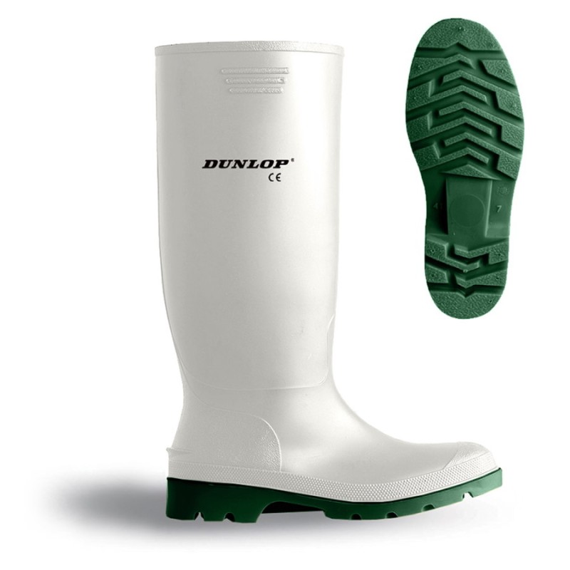 Bota de agua dunlop 380bv blanca