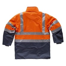parka workteam c3735 en marino/naranja a.v.