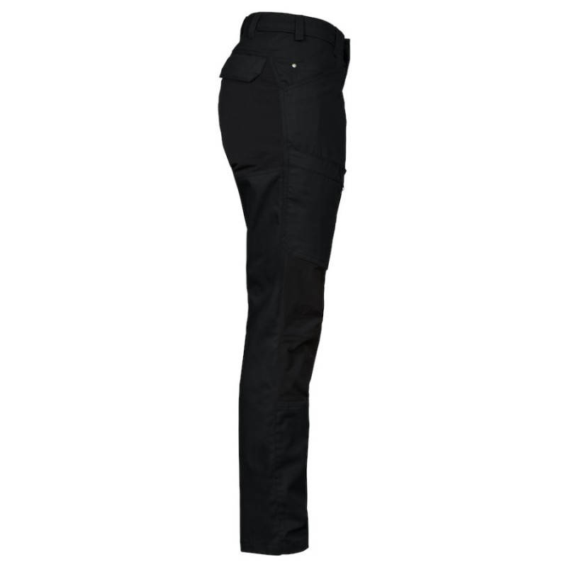 strongAnt - Elasticos Pantalones de Trabajo para Mujer. Pantalón de Trabajo  Completo con Bolsillos para Rodilleras - Schwarz 38: : Moda