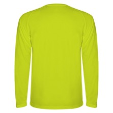 camiseta m/l roly montecarlo 0415 en amarillo fluor