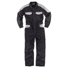 buzo workteam wf1042 en negro/gris claro