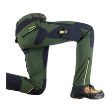 pantalon kapriol dynamic jardinero en verde/negro