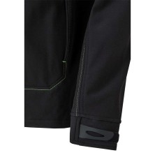 chaqueta softshell velilla 206001 en negro/amarillo fluor