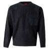 Jersey de punto grueso y refuerzos velilla 100