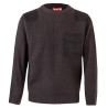 Jersey de punto grueso y refuerzos velilla 100