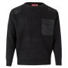 Jersey de punto grueso y refuerzos velilla 100