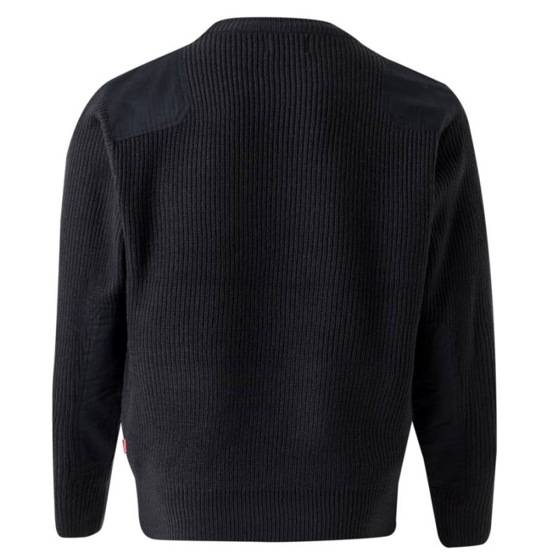 Jersey de punto grueso y refuerzos velilla 100