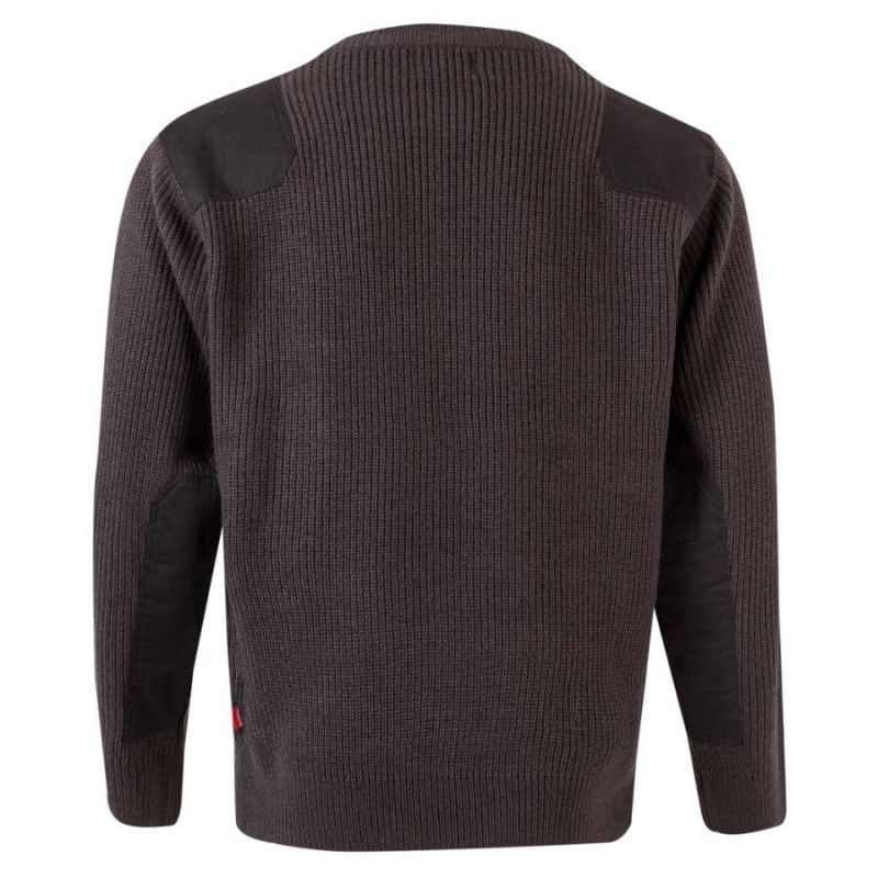 Jersey de punto grueso y refuerzos velilla 100