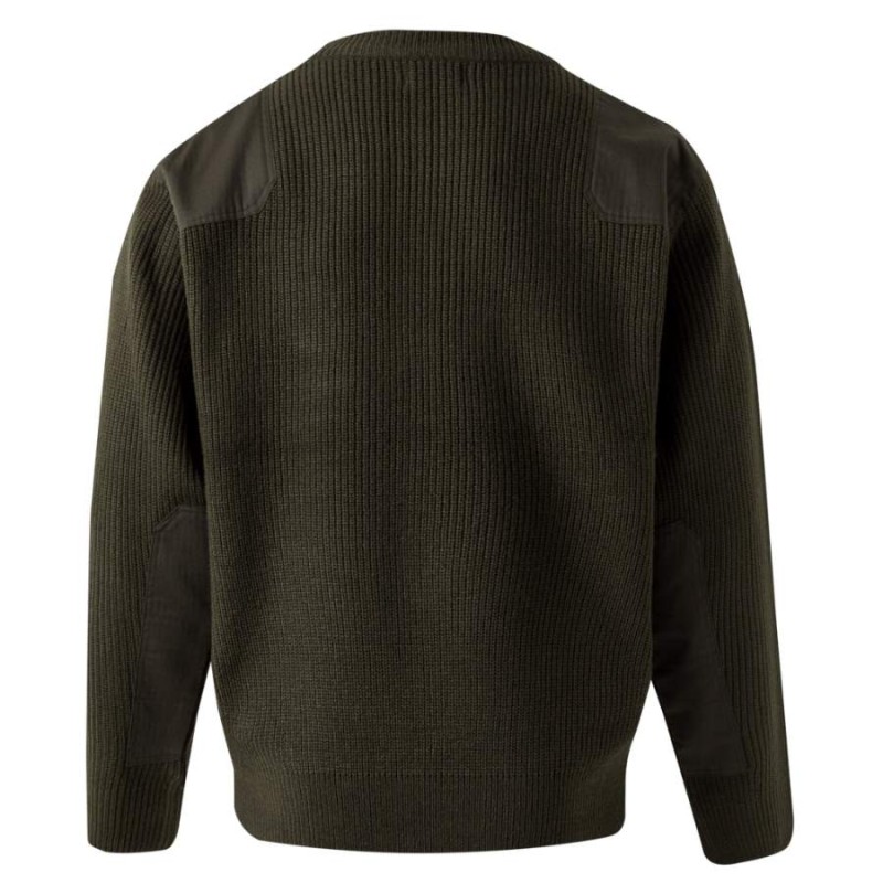 Jersey de punto grueso y refuerzos velilla 100