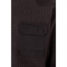 Jersey de punto grueso y refuerzos velilla 100