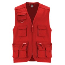 chaleco roly venera 9111 en rojo