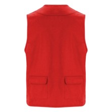 chaleco roly venera 9111 en rojo