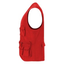 chaleco roly venera 9111 en rojo