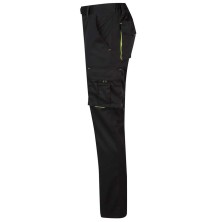 pantalon velilla 103008s en negro/amarillo fluor
