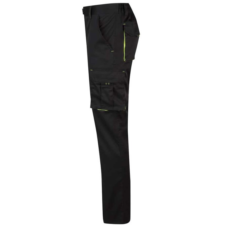 Pantalon stretch bicolor velilla 103008s