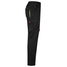 pantalon velilla 103008s en negro/amarillo fluor