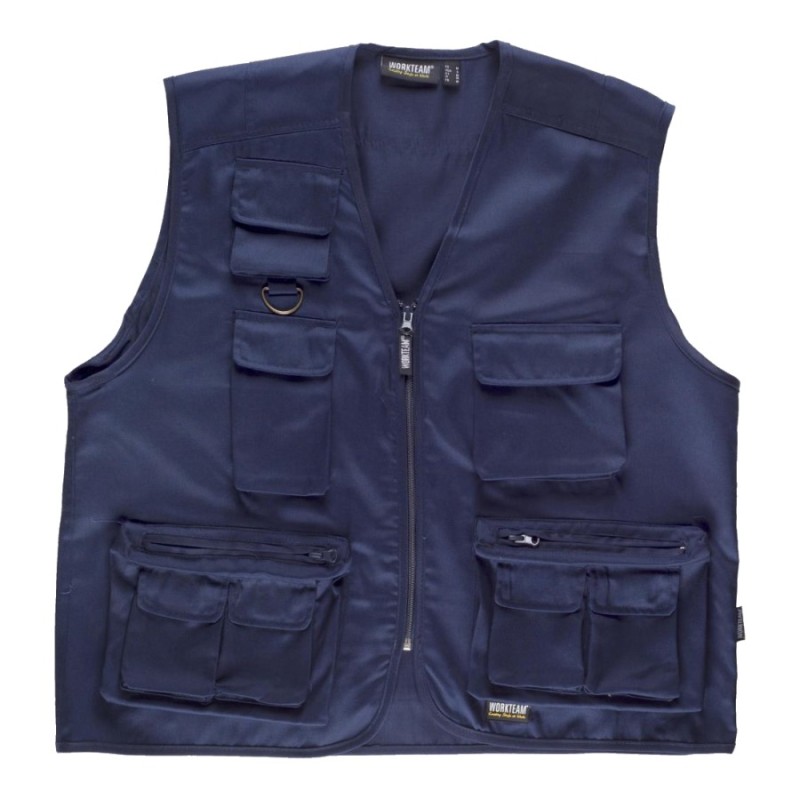 Chaleco safari workteam s3100