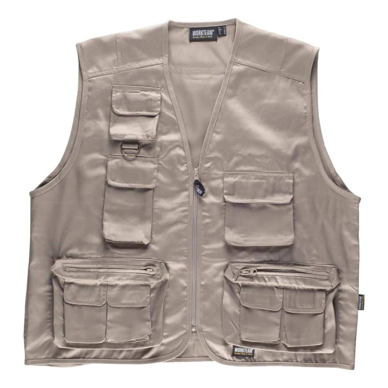 Chaleco safari workteam s3100
