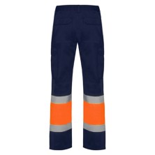 pantalón a.v. roly soan 9301 en marino/naranja fluor