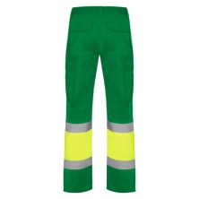 pantalón a.v. roly soan 9301 en verde jardin/amarillo fluor