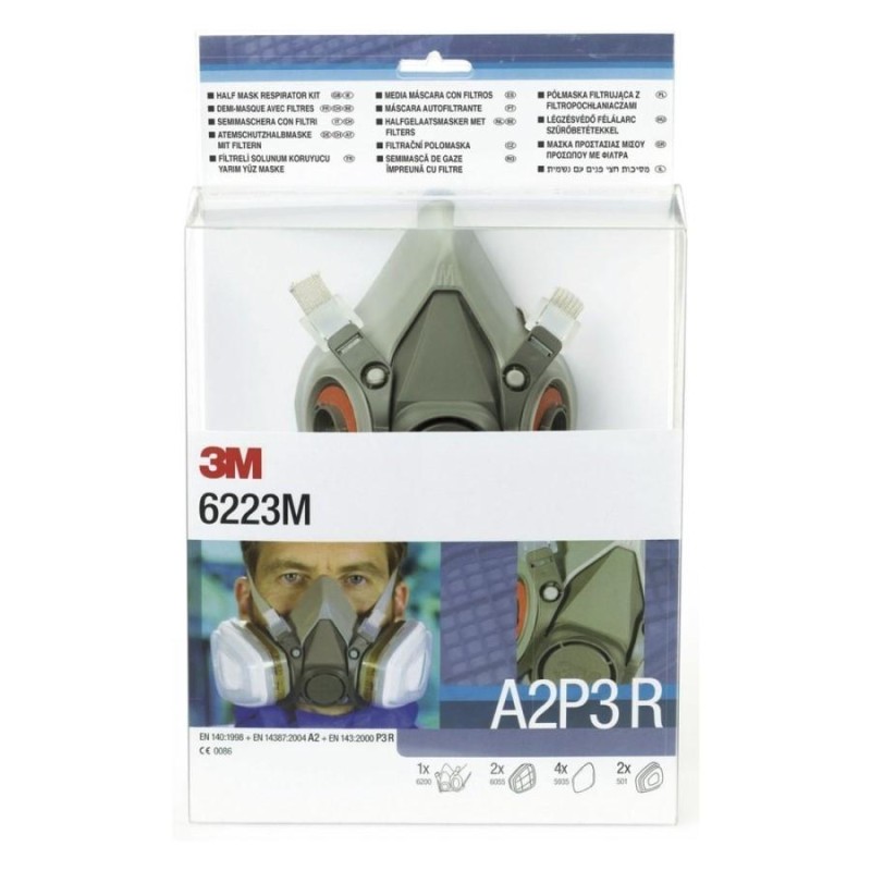 Kit protección respiratoria 3m 6223m