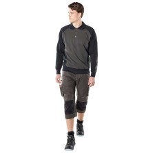 sudadera mascot unique magdeburg 50610 en antracita oscuro/negro