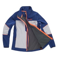 softshell mujer roc neige rn1010001 en azulina/gris claro