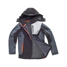 softshell roc neige rn2010001 en negro/gris oscuro/gris claro