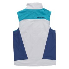 chaleco softshell roc neige rn2020001 en gris claro/turquesa/azulina