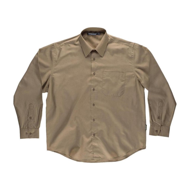 Camisa m/l workteam b8000