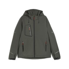 chaqueta softshell diadora cross 702.177660 en verde tomillo