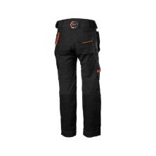 pantalon helly hansen chelsea evolution 77441 en negro/naranja oscuro