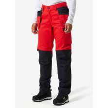 pantalon mujer helly hansen manchester 77527 en rojo alerta/ebano