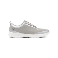 zapatilla suecos alma metalizado en silver