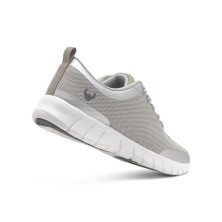 zapatilla suecos alma metalizado en silver
