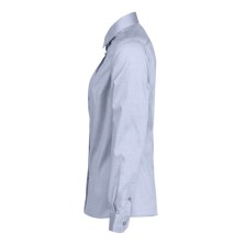 camisa m/l mujer harvest redding oxford 2123023 en azul