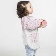 babi babero polluelo 310003 en gris perla