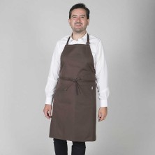 delantal con peto y bolsillo garys 116bc0 en marron