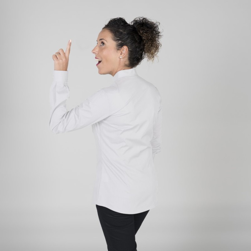 Camisa mujer cuello mao garys 2482